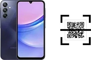 How to read QR codes on a Samsung Galaxy A15?