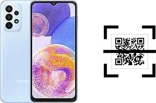 How to read QR codes on a Samsung Galaxy A23?