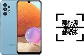 How to read QR codes on a Samsung Galaxy A32?