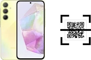 How to read QR codes on a Samsung Galaxy A35?