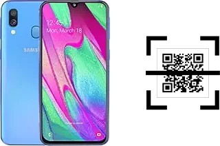 How to read QR codes on a Samsung Galaxy A40?