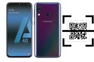 How to read QR codes on a Samsung Galaxy A40s?