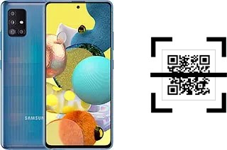 How to read QR codes on a Samsung Galaxy A51 5G UW?