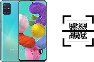 How to read QR codes on a Samsung Galaxy A71?