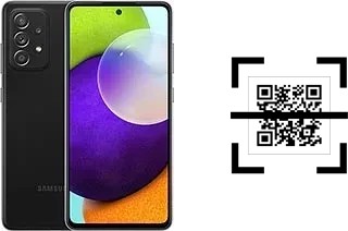 How to read QR codes on a Samsung Galaxy A52?