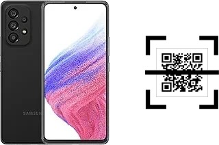 How to read QR codes on a Samsung Galaxy A53 5G?