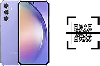 How to read QR codes on a Samsung Galaxy A54?