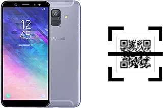 How to read QR codes on a Samsung Galaxy A6 (2018)?