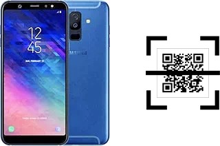 How to read QR codes on a Samsung Galaxy A6+ (2018)?