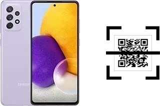 How to read QR codes on a Samsung Galaxy A72 5G?