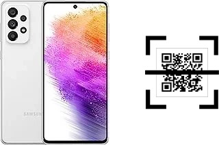 How to read QR codes on a Samsung Galaxy A73 5G?