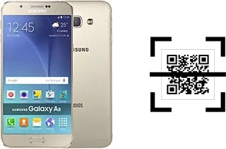 How to read QR codes on a Samsung Galaxy A8 Duos?