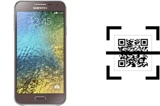 How to read QR codes on a Samsung Galaxy E5?