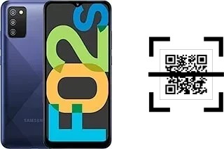 How to read QR codes on a Samsung Galaxy F02s?