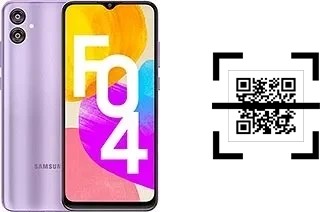 How to read QR codes on a Samsung Galaxy F04?