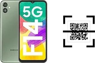 How to read QR codes on a Samsung Galaxy F14?