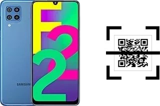 How to read QR codes on a Samsung Galaxy F22?