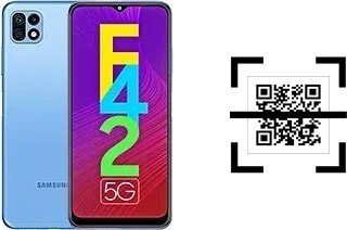 How to read QR codes on a Samsung Galaxy F42 5G?