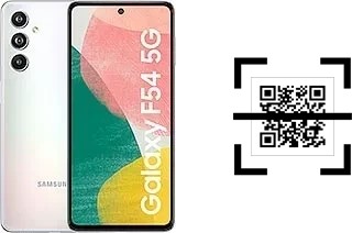 How to read QR codes on a Samsung Galaxy F54?