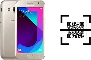 How to read QR codes on a Samsung Galaxy J2 (2017)?