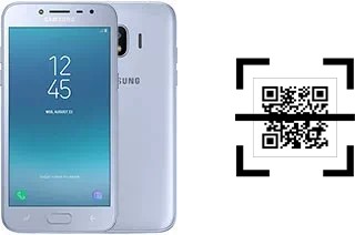 How to read QR codes on a Samsung Galaxy J2 Pro (2018)?