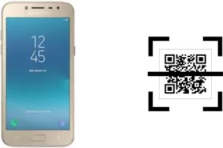 How to read QR codes on a Samsung Galaxy J2 (2018)?