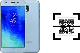 How to read QR codes on a Samsung Galaxy J3 (2018)?