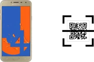 How to read QR codes on a Samsung Galaxy J4 (2018)?