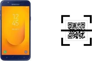 How to read QR codes on a Samsung Galaxy J7 Duo (2018)?