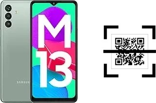 How to read QR codes on a Samsung Galaxy M13 (India)?