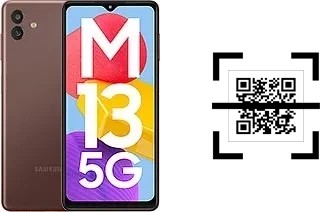 How to read QR codes on a Samsung Galaxy M13 5G?