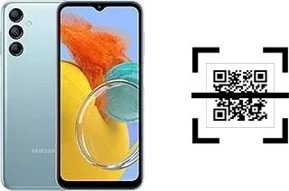 How to read QR codes on a Samsung Galaxy M14?