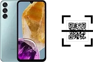 How to read QR codes on a Samsung Galaxy M15?