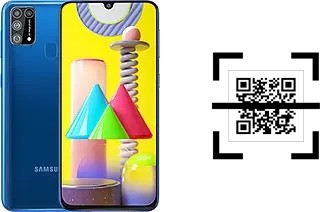 How to read QR codes on a Samsung Galaxy M31 Prime?