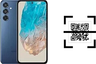 How to read QR codes on a Samsung Galaxy M35?