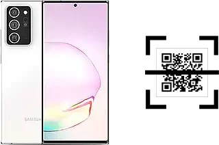 How to read QR codes on a Samsung Galaxy Note20+ 5G?