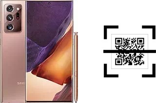 How to read QR codes on a Samsung Galaxy Note20 Ultra 5G?