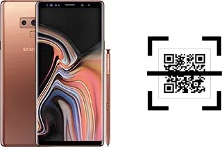 How to read QR codes on a Samsung Galaxy Note9?