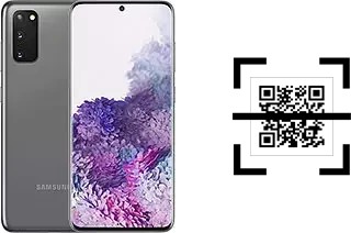 How to read QR codes on a Samsung Galaxy S20 5G?