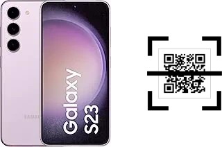 How to read QR codes on a Samsung Galaxy S23?