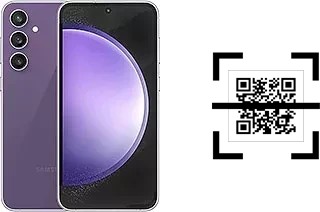 How to read QR codes on a Samsung Galaxy S23 FE?