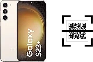 How to read QR codes on a Samsung Galaxy S23+?