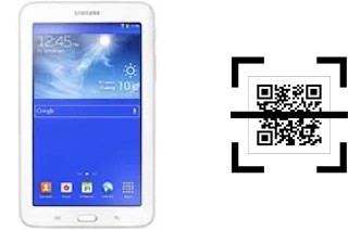 How to read QR codes on a Samsung Galaxy Tab 3 Lite 7.0 VE?