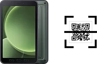How to read QR codes on a Samsung Galaxy Tab Active5?