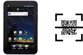 How to read QR codes on a Samsung Galaxy Tab CDMA P100?