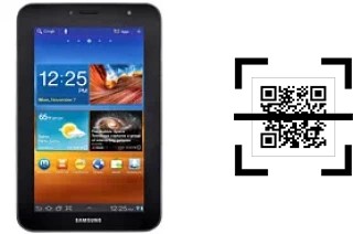 How to read QR codes on a Samsung P6210 Galaxy Tab 7.0 Plus?