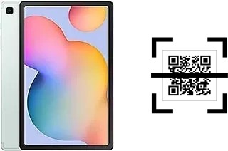 How to read QR codes on a Samsung Galaxy Tab S6 Lite (2024)?