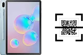 How to read QR codes on a Samsung Galaxy Tab S6?