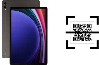 How to read QR codes on a Samsung Galaxy Tab S9+?