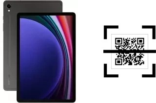 How to read QR codes on a Samsung Galaxy Tab S9?